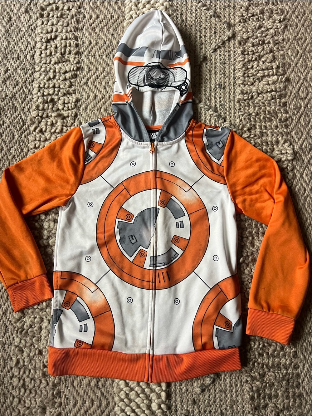 Star Wars BB-8 Orange and White Kids Hoodie
